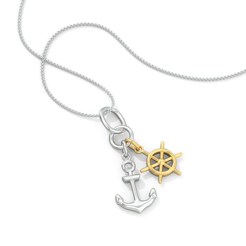 Sailor Charm Gold Pendant