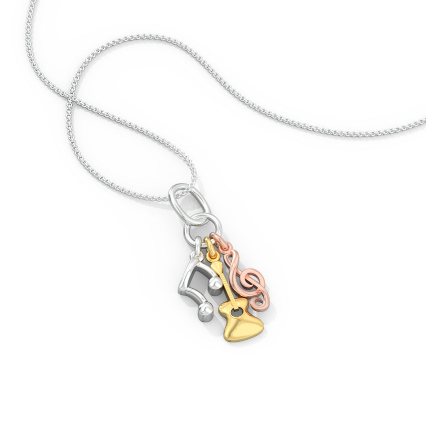 Music Charm Gold Pendant Music Charm Gold Pendant