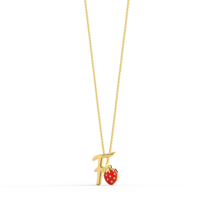 Berry Alphabet F Kids' Pendant