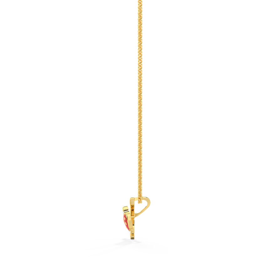 Berry Alphabet K Kids' Gold Pendant Berry Alphabet K Kids' Gold Pendant