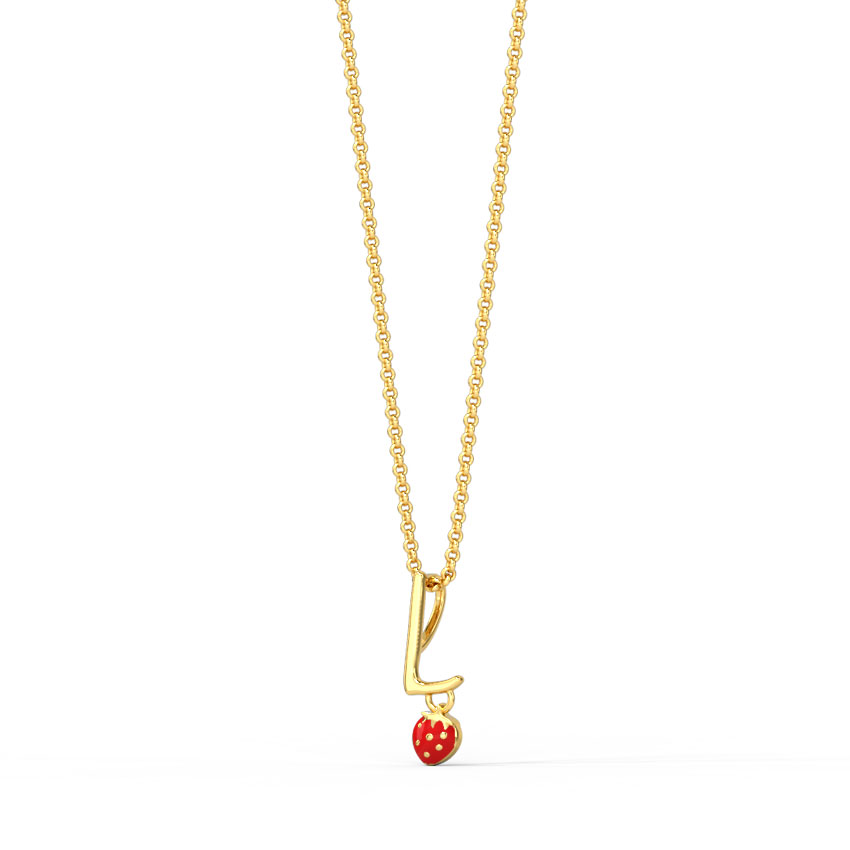 Berry Alphabet L Kids' Pendant