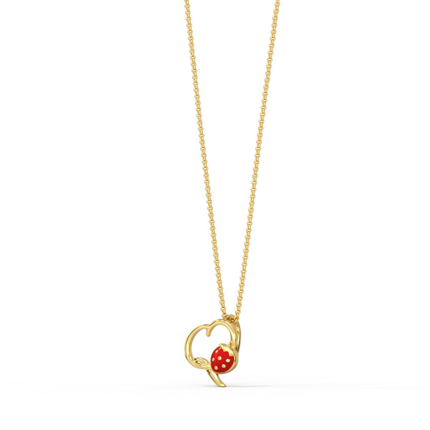 Berry Alphabet Q Kids' Pendant