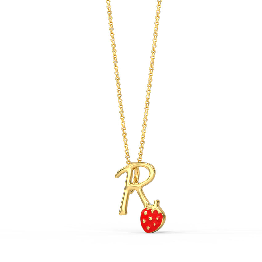 Berry Alphabet R Kids' Pendant
