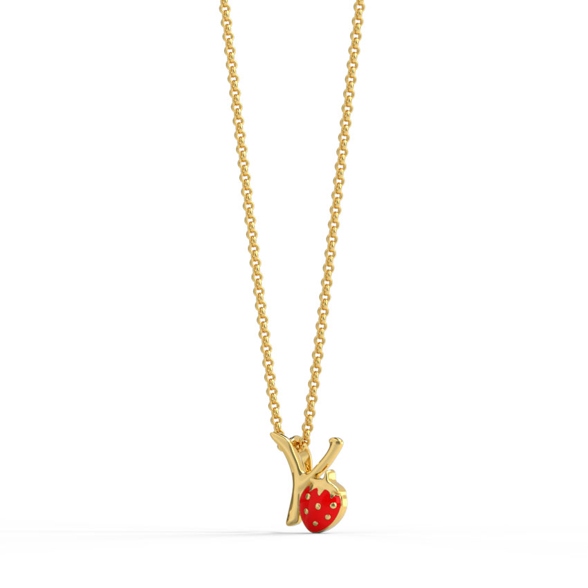Berry Alphabet Y Kids' Pendant