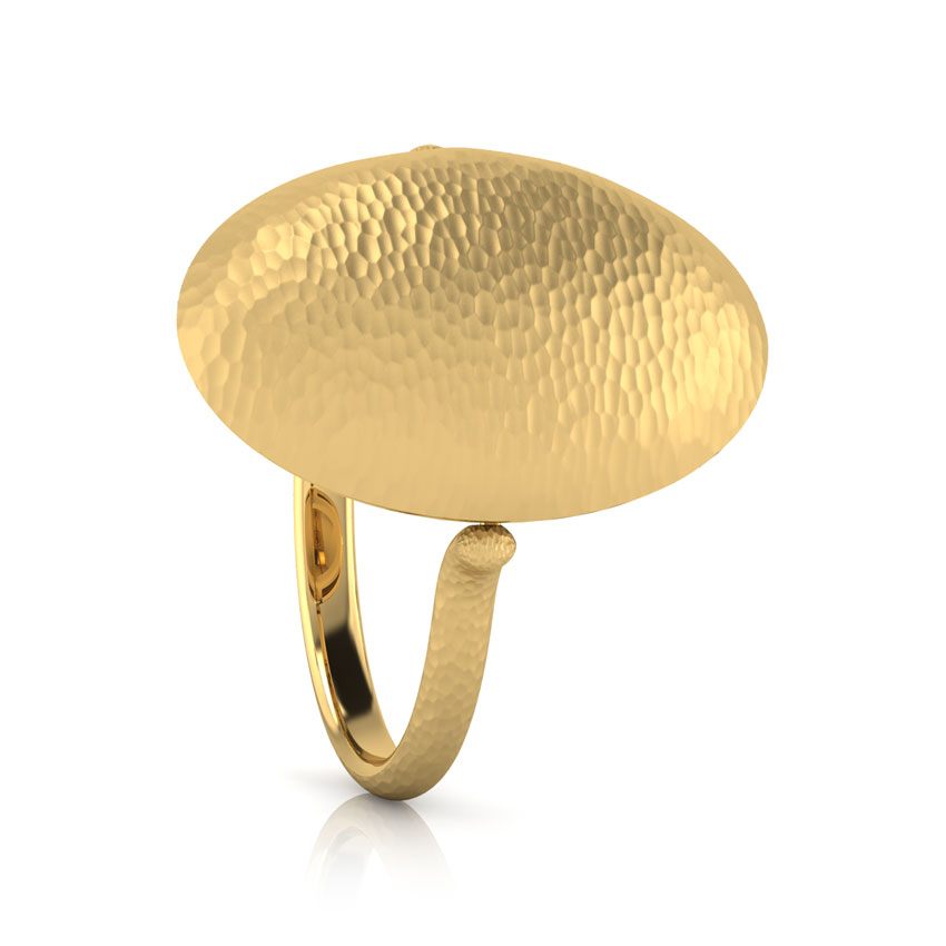 Glinda Hammered Ring