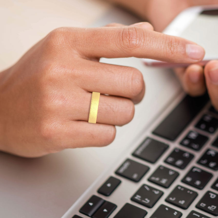 Farren Hammered Ring Farren Hammered Ring