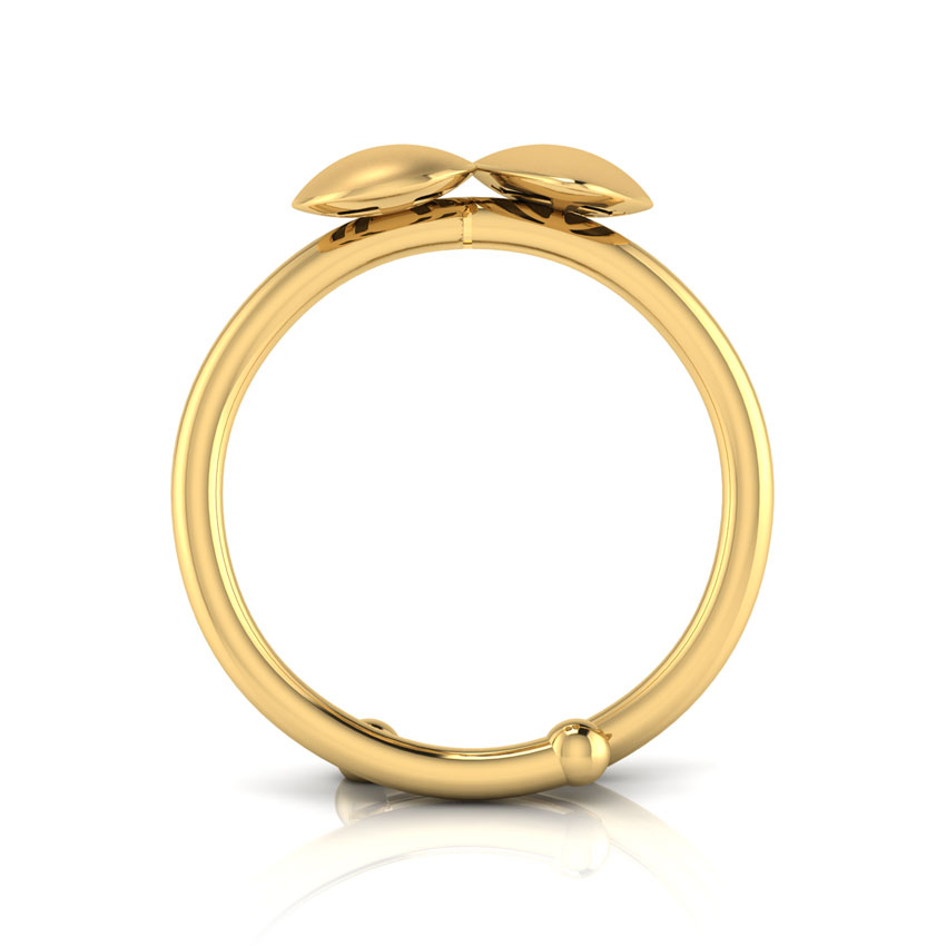 Gold Rings 18 Karat Yellow Gold Juana Geometric Ring