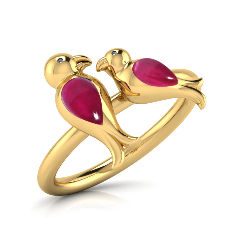 Adore LoveBirds Ring