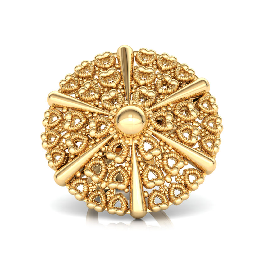 Miligrain Scroll Ring Miligrain Scroll Ring