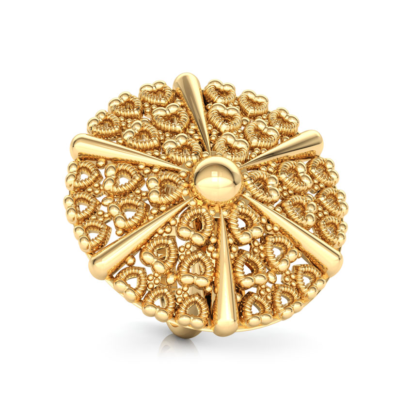 Miligrain Scroll Ring Miligrain Scroll Ring