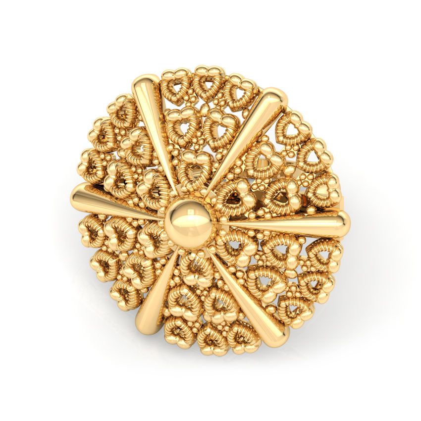 Miligrain Scroll Ring Miligrain Scroll Ring