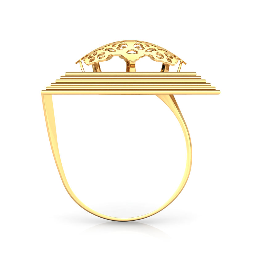 Framed Filigree Gold Ring Framed Filigree Gold Ring