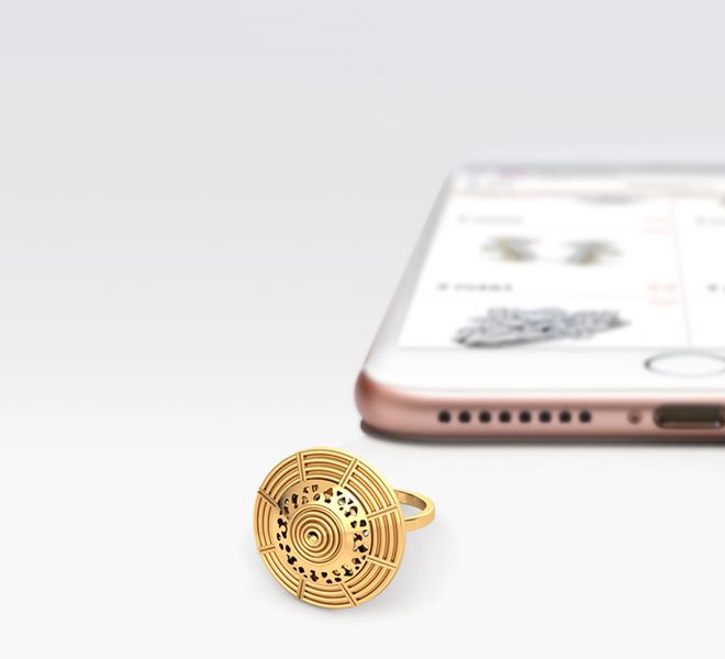 Grace Curves Gold Ring