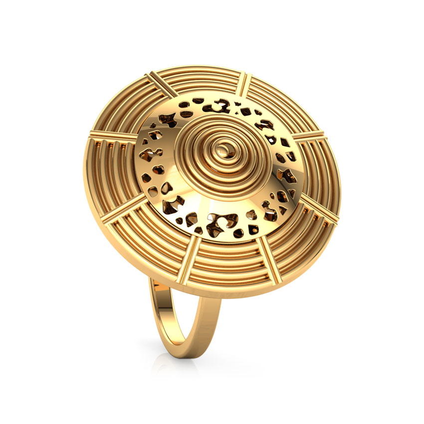 Grace Curves Gold Ring
