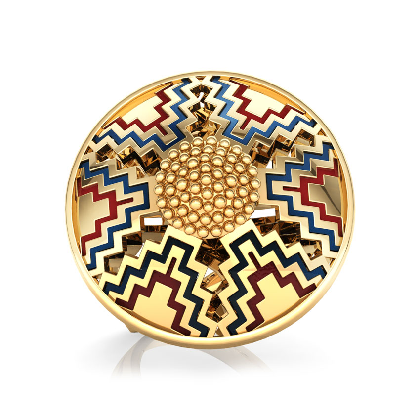 Mirror Maze Gold Ring Mirror Maze Gold Ring