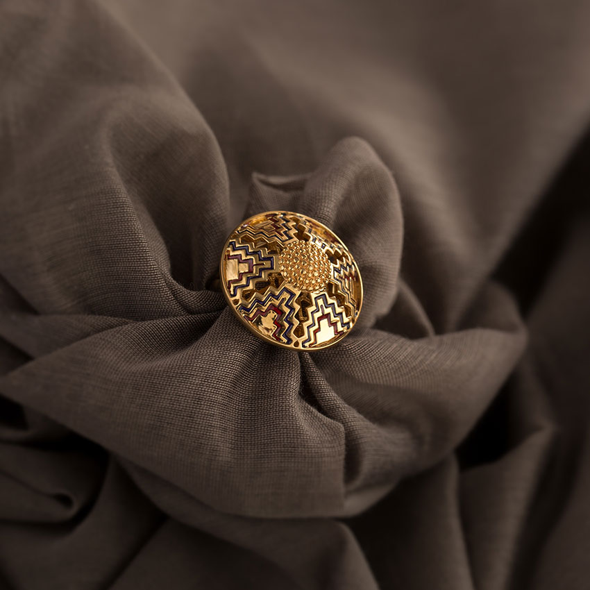 Mirror Maze Gold Ring Mirror Maze Gold Ring