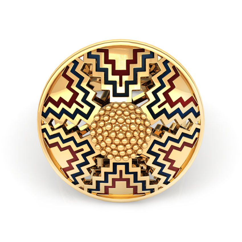 Mirror Maze Gold Ring Mirror Maze Gold Ring