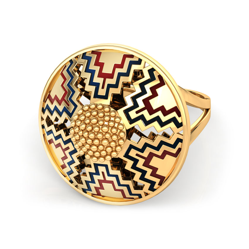 Mirror Maze Gold Ring Mirror Maze Gold Ring