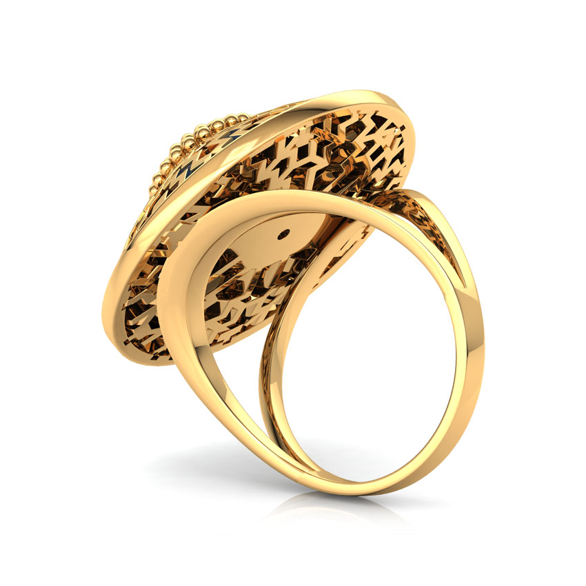 Mirror Maze Gold Ring Mirror Maze Gold Ring