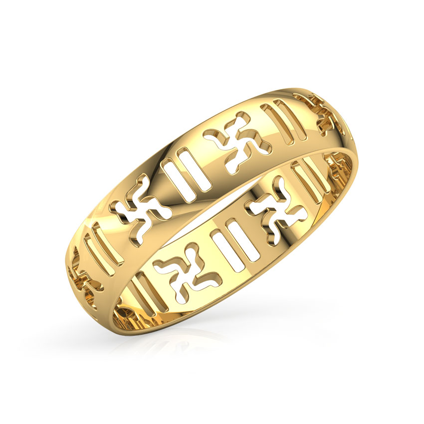Swastik Cutout Ring
