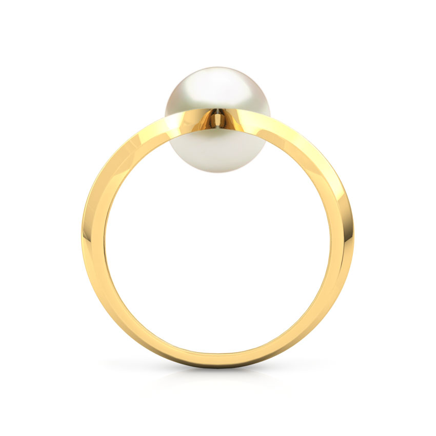V Pearl Ring