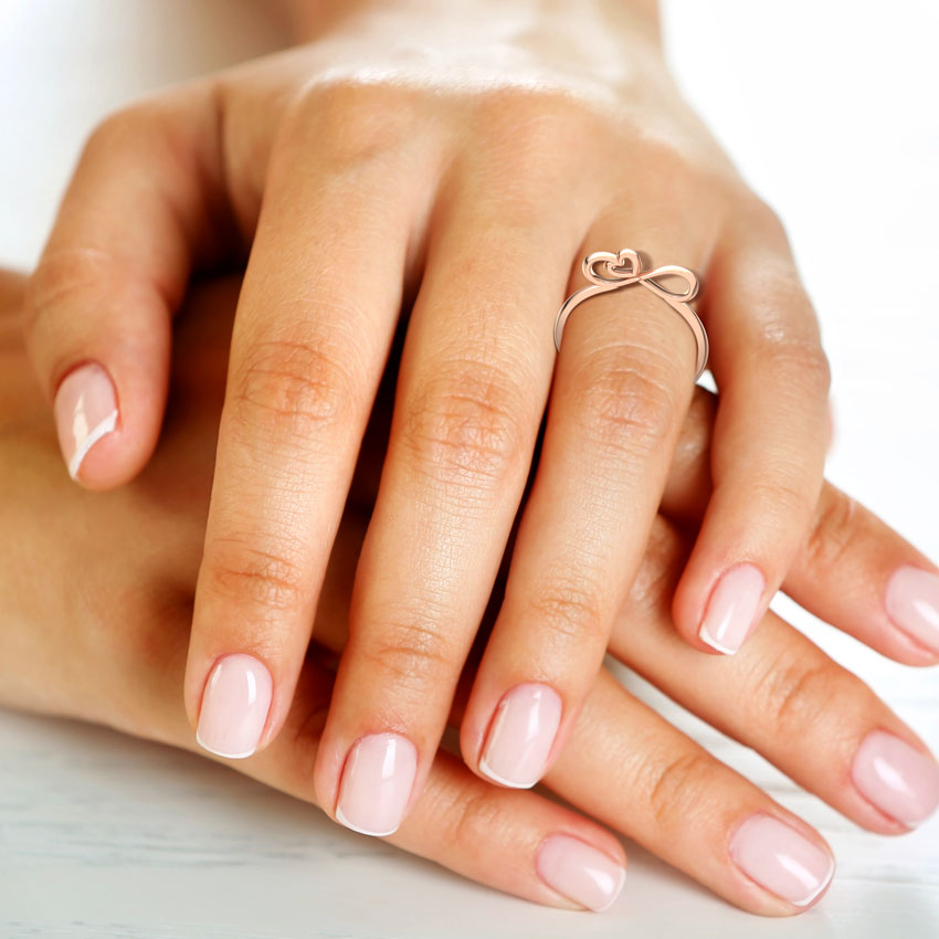Infinity Love Gold Ring Infinity Love Gold Ring
