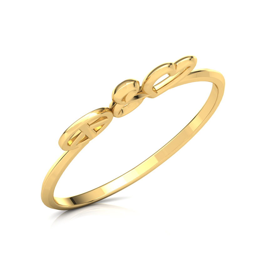 Peace and Love Gold Ring Peace and Love Gold Ring