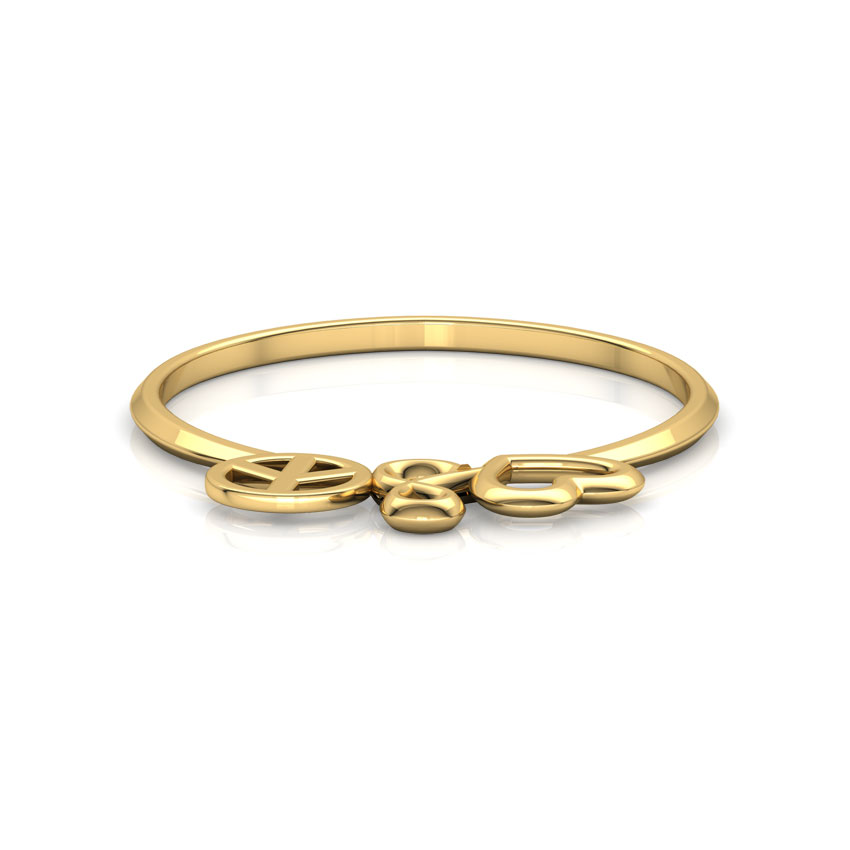 Peace and Love Gold Ring Peace and Love Gold Ring