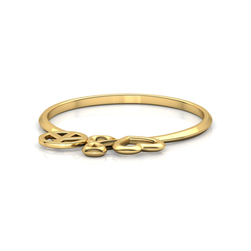 Peace and Love Gold Ring Peace and Love Gold Ring