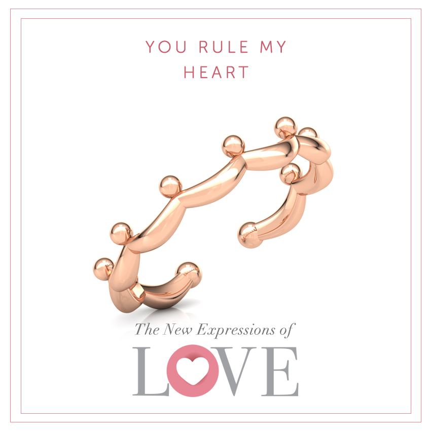 Crowned Midi Gold Ring Crowned Midi Gold Ring