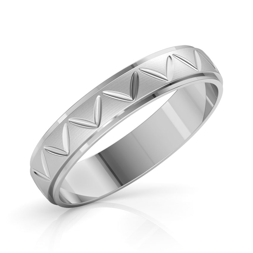 Asher Platinum Band for Him