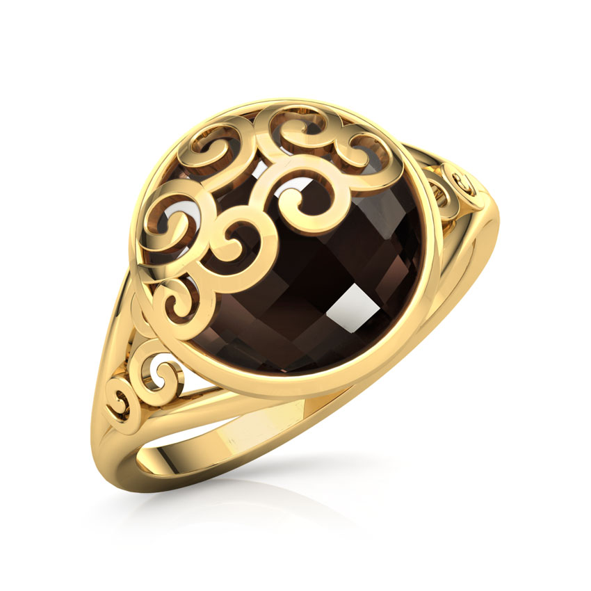 Swish Gemstone Ring