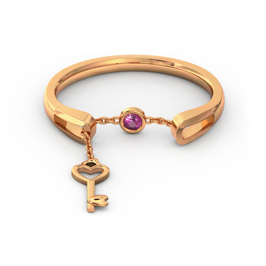 Zeal Love Lock Gemstone Ring