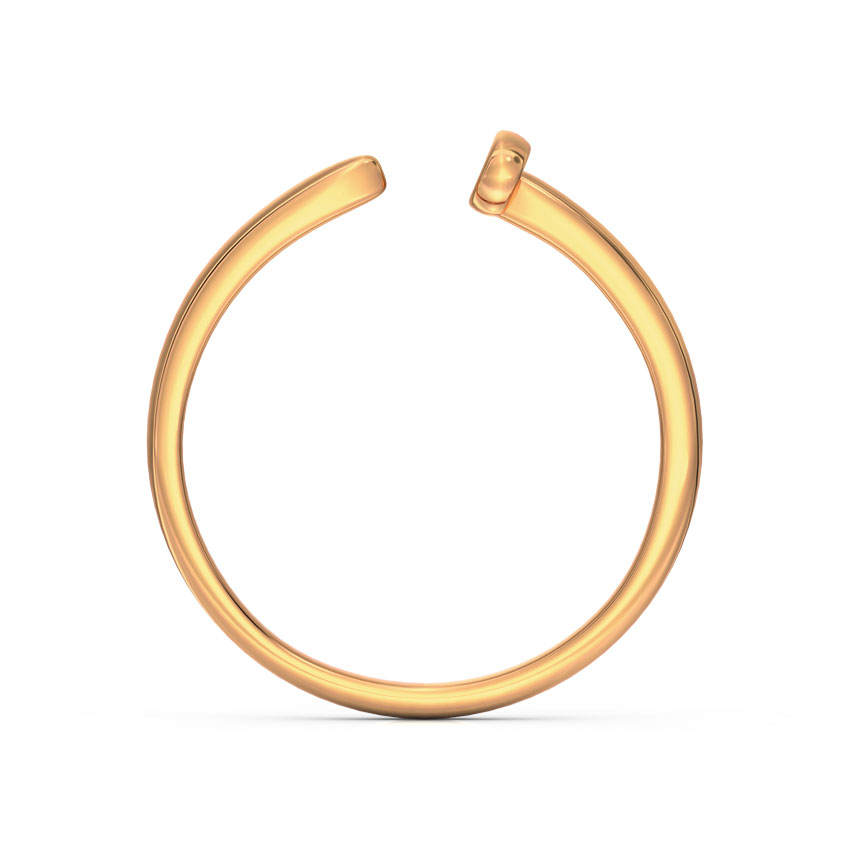Tapering Open Gold Ring Tapering Open Gold Ring
