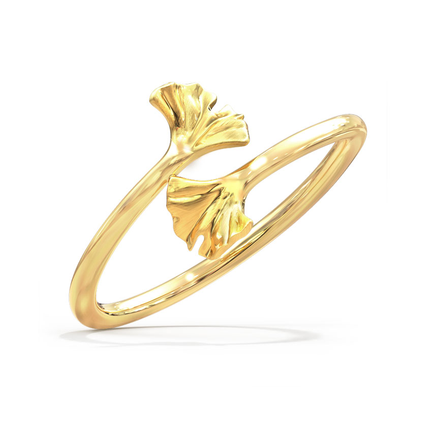 Alluring Ginkgo Ring