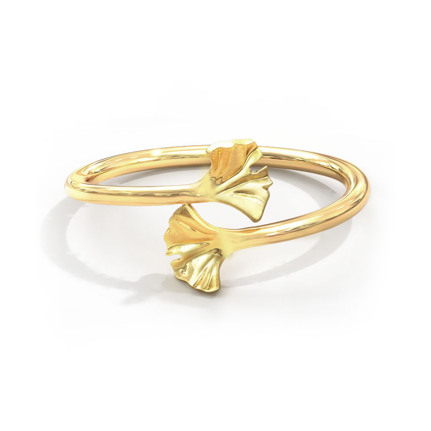 Alluring Ginkgo Ring