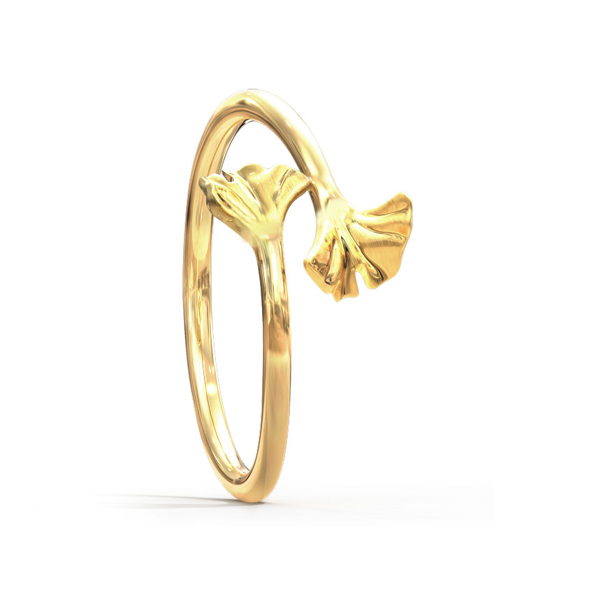 Alluring Ginkgo Ring
