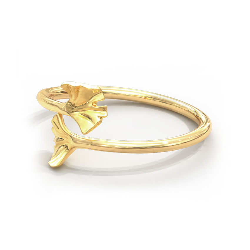 Alluring Ginkgo Ring