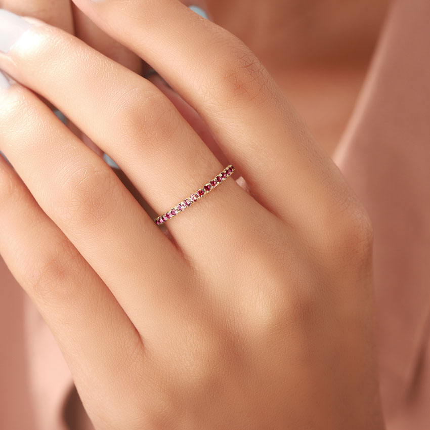 Blush Linear Ring