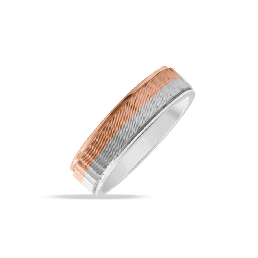 Platinum,Gold Rings Platinum 950, 18 Karat Two Tone Gold Kian Platinum Band for Men