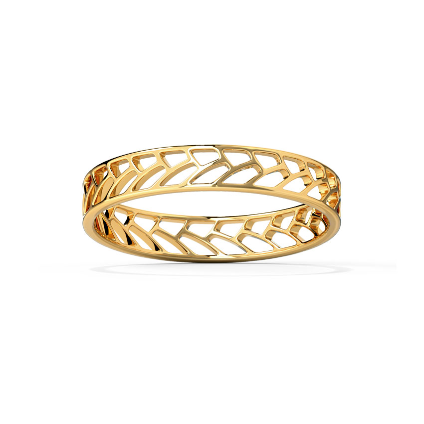 Weave Cutout Gold Band