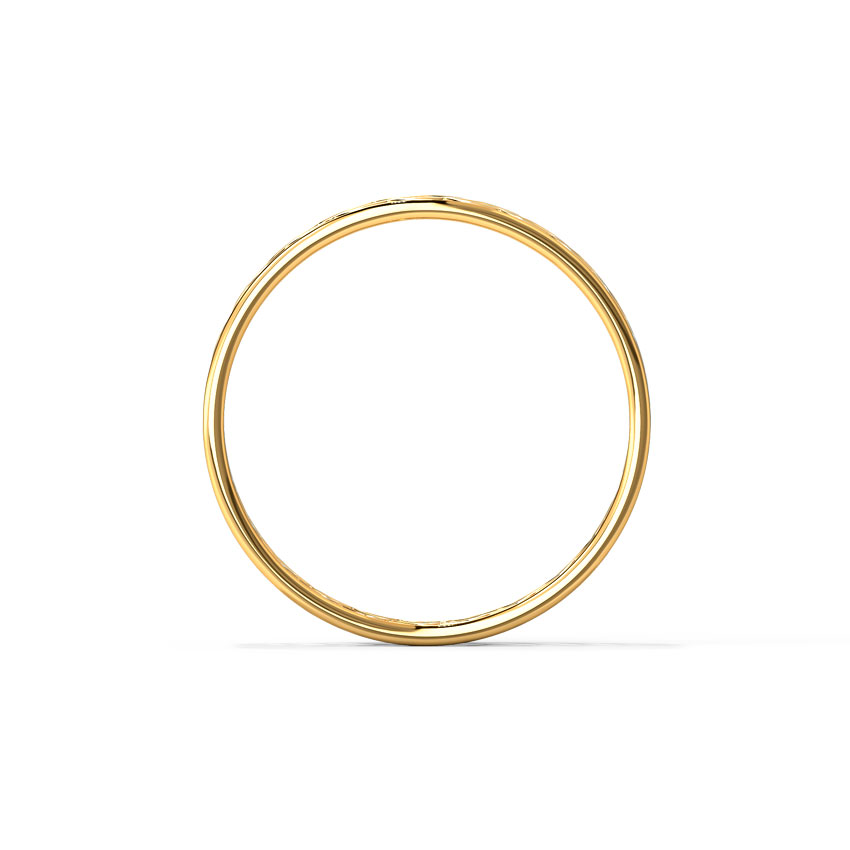 Weave Cutout Gold Band