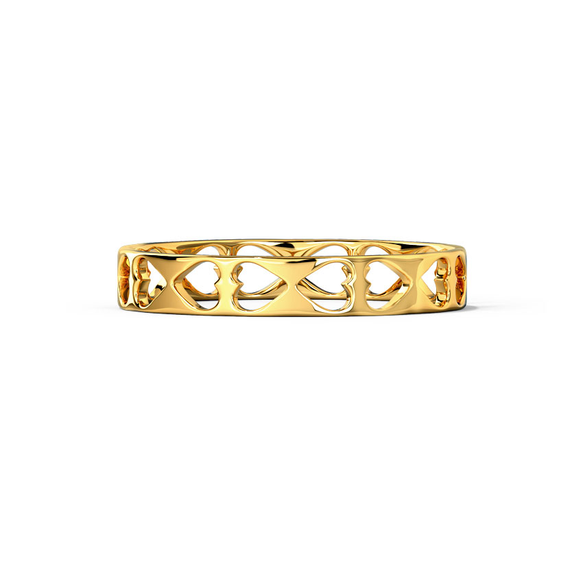 Amore Cutout Gold Band