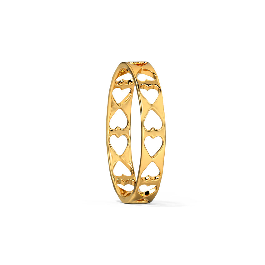 Amore Cutout Gold Band