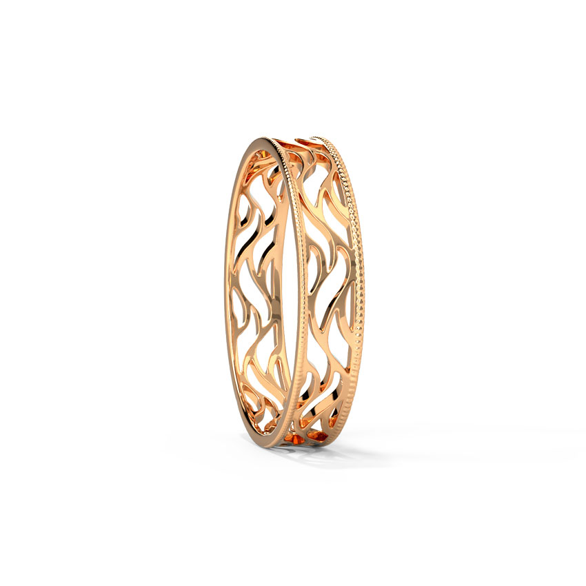 Waves Cutout Gold Band