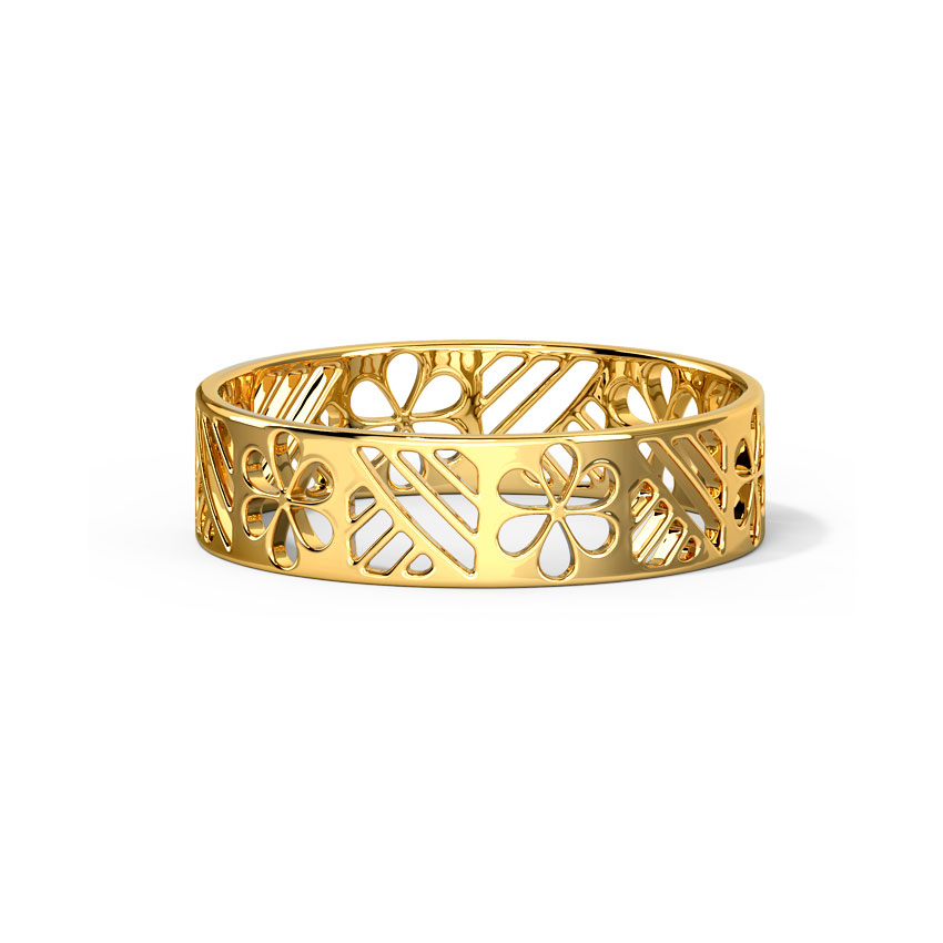 Flora Cutout Gold Band Flora Cutout Gold Band