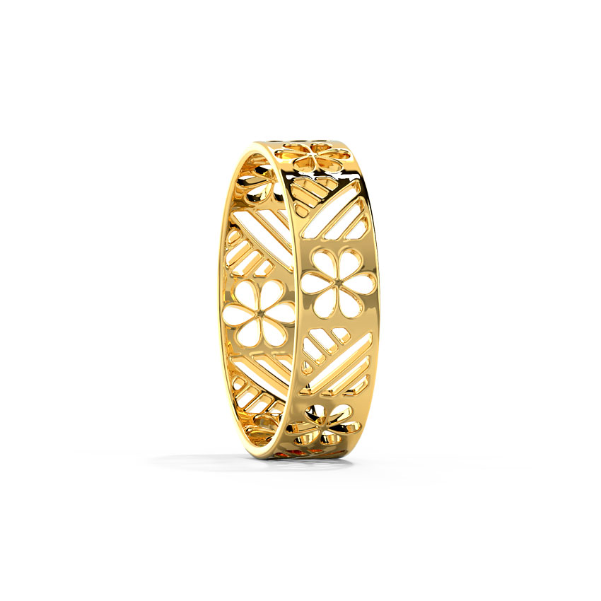 Flora Cutout Gold Band Flora Cutout Gold Band