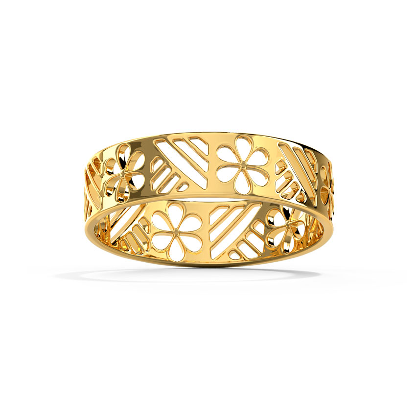 Flora Cutout Gold Band Flora Cutout Gold Band