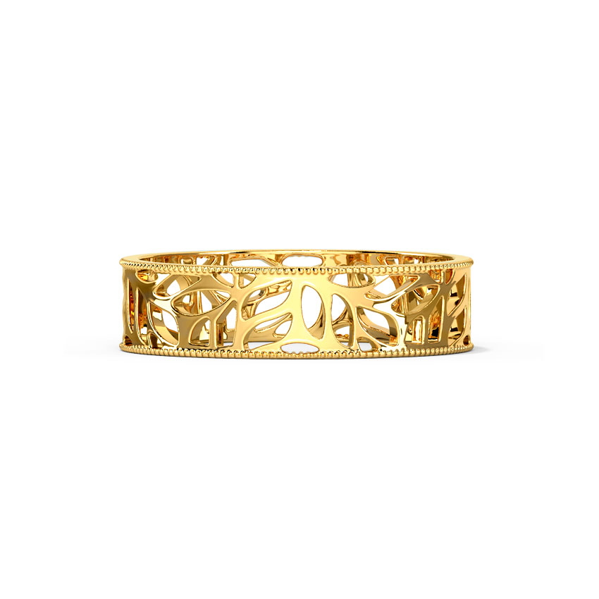 Petals Cutout Gold Band