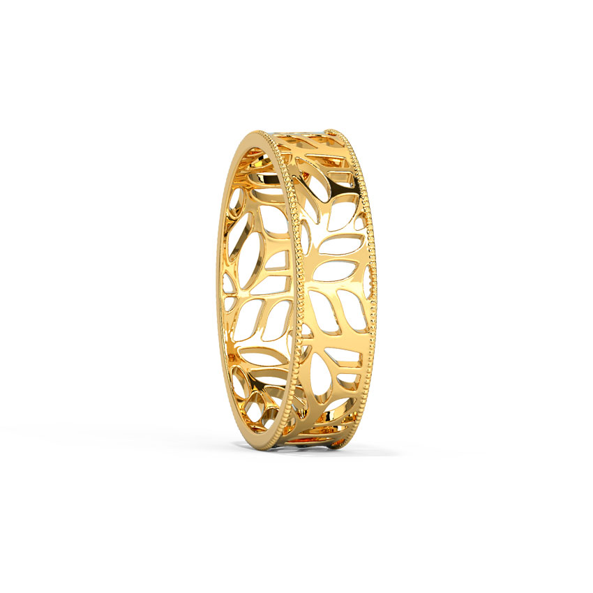 Petals Cutout Gold Band